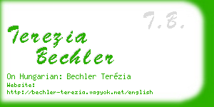 terezia bechler business card